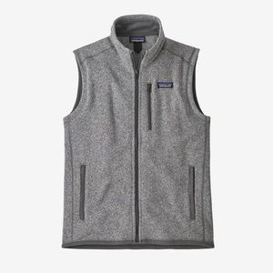 Gray Patagonia Fleece Sweater Vest